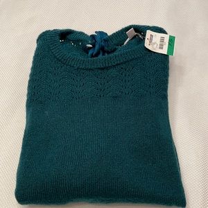 Lauren Conrad green knit sweater
